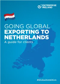 GOING GLOBAL EXPORTING to NETHERLANDS a Guide for Clients