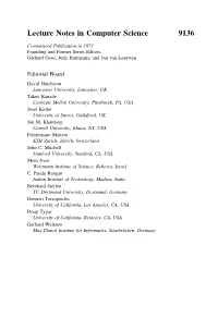 Lecture Notes in Computer Science 9136
