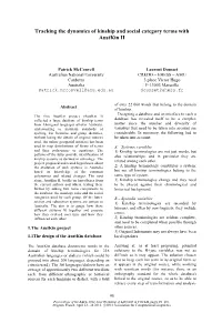 Tracking the Dynamics of Kinship and Social Category Terms with Austkin II
