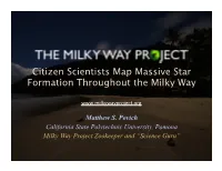 Citizen Scientists Map Massive Star Formation Throughout the Milky Way