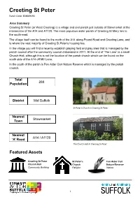 Creeting St Peter Parish Code: E04009190
