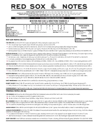 Post-Game Notes