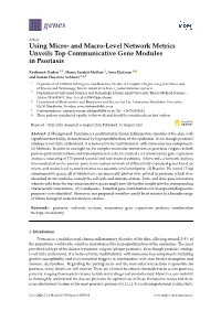 And Macro-Level Network Metrics Unveils Top Communicative Gene Modules in Psoriasis