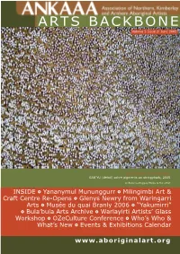 ARTS BACKBONE Volume 5 Issue 2: June 2005