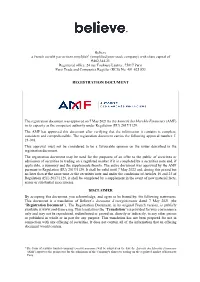 Registration Document