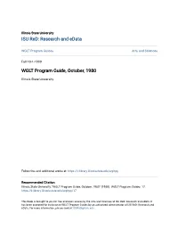 WGLT Program Guide, October, 1980