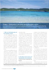 Chapter 3 Biodiversity in the Ocean and Its Ecosystem Service