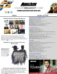 Countrybreakout Chart Covering Secondary Radio Since 2002