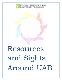 Resources and Sights Around UAB 2
