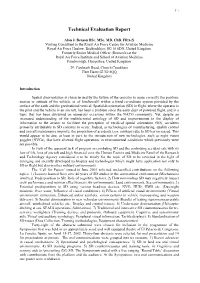 Technical Evaluation Report