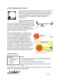 Wobbling Stars and Planets in This Activity, You