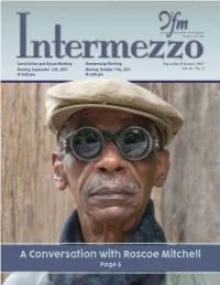 A Conversation with Roscoe Mitchell