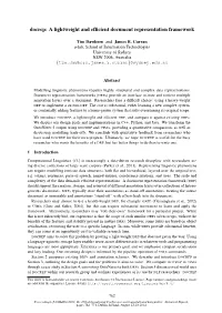 A Lightweight and Efficient Document Representation