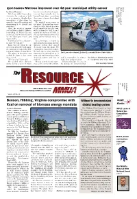 Benson, Hibbing, Virginia Compromise with Xcel on Removal of Biomass