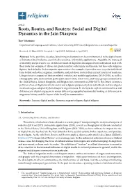 Roots, Routes, and Routers: Social and Digital Dynamics in the Jain Diaspora