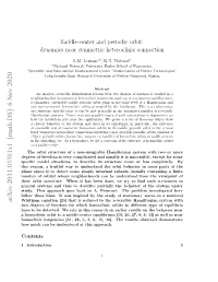 Saddle-Center and Periodic Orbit: Dynamics Near Symmetric Heteroclinic Connection