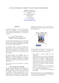 Advanced Tribology Design Tools for Space Mechanisms