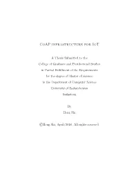 Coap Infrastructure for Iot