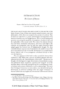INTRODUCTION the Limits of Reason