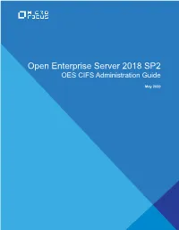 OES CIFS for Linux Administration Guide
