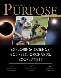 Exploring Science: Eclipses, Orchards, Exoplanets