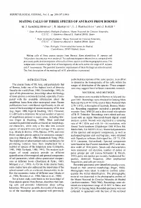 INTRODUCTION the Anuran Fauna of SE Asia, and Particularly That Of