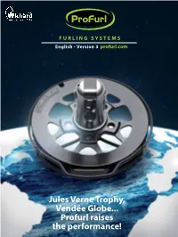 Jules Verne Trophy, Vendée Globe... Profurl Raises the Performance!