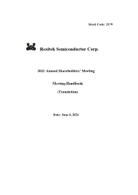 Realtek Semiconductor Corp