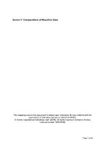 Annex 4: Compendium of Baseline Data