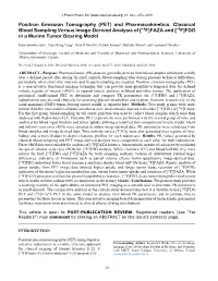 FAZA and [18F]FDG in a Murine Tumor Bearing Model