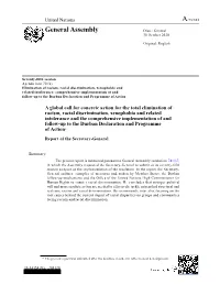 General Assembly Distr.: General 30 October 2020