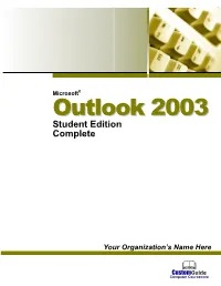 Outlook 2003?