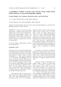 Preliminary Checklist of Beetles.Indd