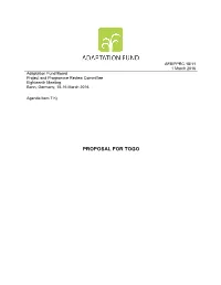 Proposal for Togo