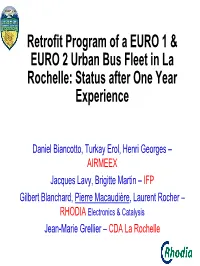 Retrofit Program of a Euro 1 Andn Euro 2 Urban Bus Fleet in La