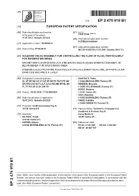 Solenoid Valve Assembly for Controlling the Flow Of