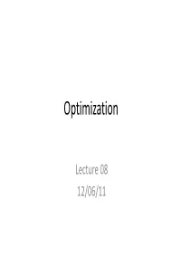 The Revised Simplex Algorithm Assume Again That We Are Given an LP in Canonical Form, Which We Pad with � Slack Variables