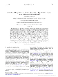 Evaluation of Tropical Cyclone Structure Forecasts in a High-Resolution Version of the Multiscale GFDL Fvgfs Model