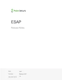 Release Notes