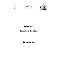 Sudan 2012 Scenarios for the Future