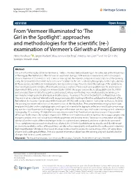 'Vermeer Illuminated' To