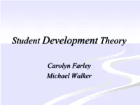 Student Development Theory