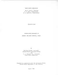 Ground-Water Resources of Haskell and Knox Counties, Texas