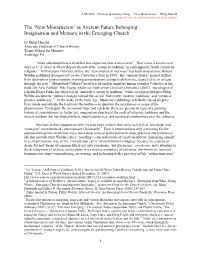 The 'New Monasticism' As Ancient