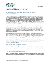 Aviation Regulatory Update Digest
