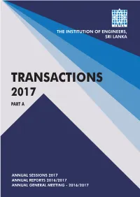 IESL Transactions Part a 2017