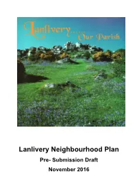 Submission Draft Lanlivery Neighbourhood Development Plan