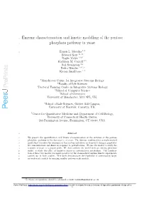 Enzyme Characterisation and Kinetic Modelling of the Pentose Phosphate