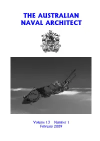 The Australian Naval Architect