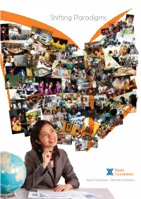 Ayala Foundation 2009 Annual Report Shifting Paradigms